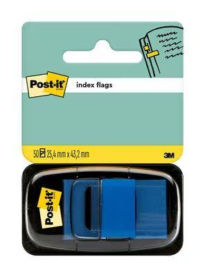 Dispensador de Marcadores de Índice POST-IT 680-2 (25,4 x 43,2 mm - Azul)