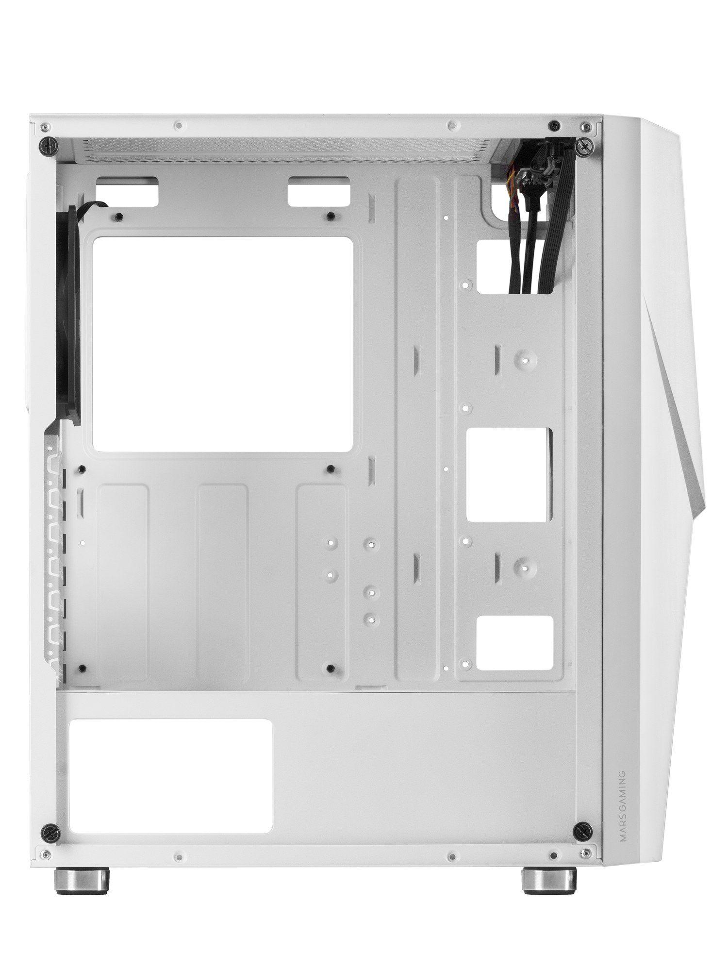 Caixa ATX MARS GAMING MC777W (ATX, Micro ATX, Mini-ITX - ARGB - 15,8 cm - Branco) — miniatura 7
