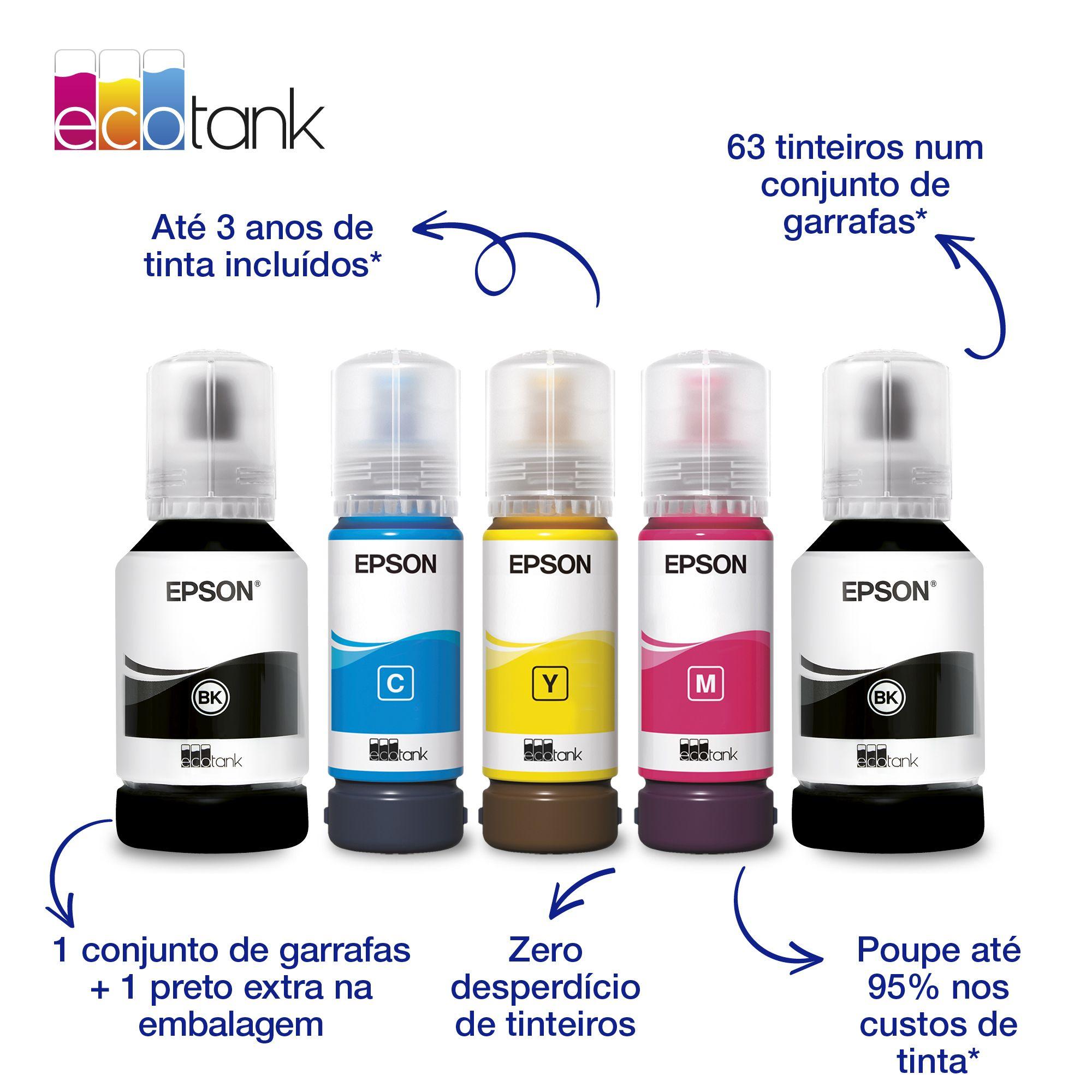 Impressora Multifunções EPSON EcoTank ET-4950 (A4 - Impressão a cores - 250 folhas - Preto) — miniatura 3