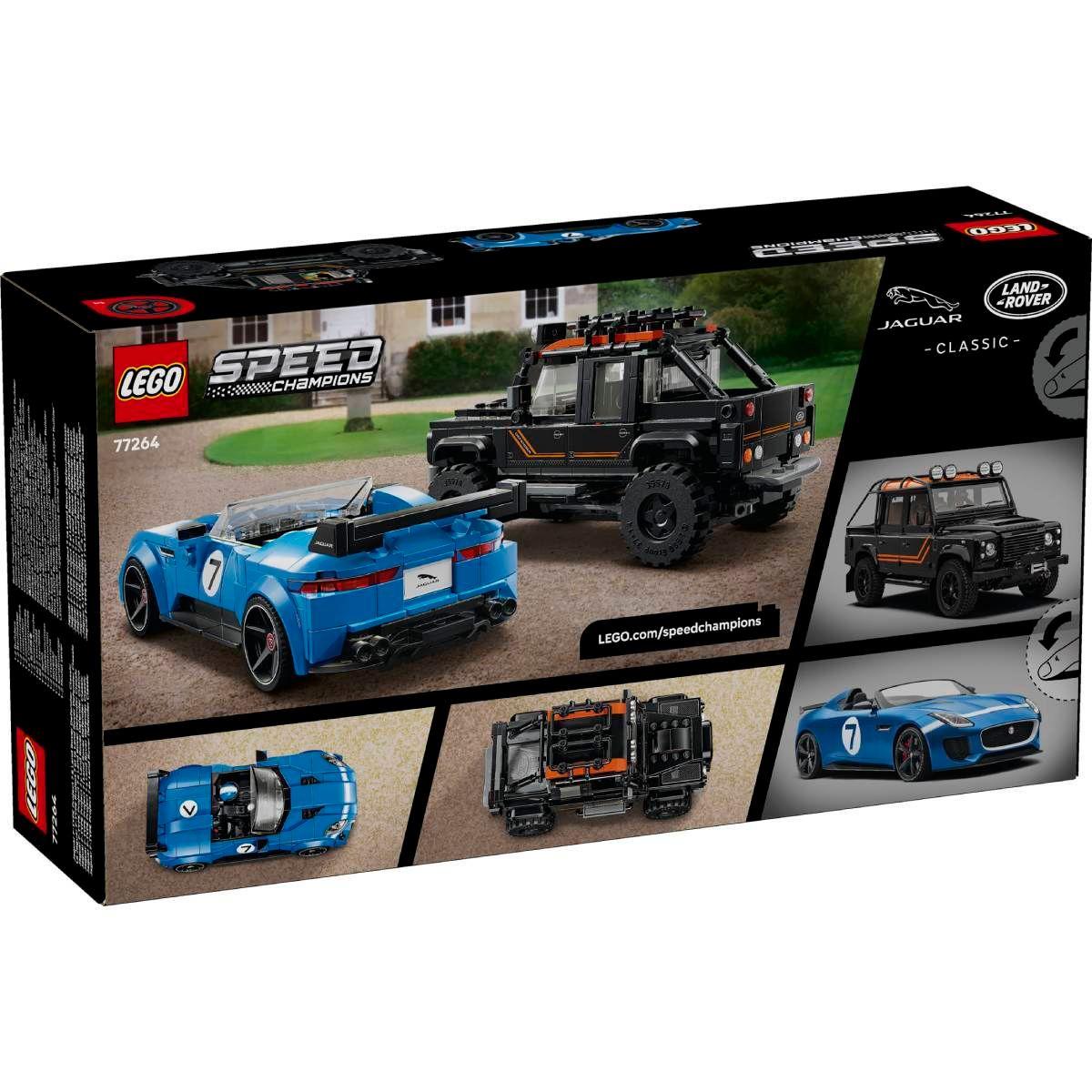 LEGO 77264 Speed Champions Jaguar Project 7 e Land Rover Defender (10+ anos - 740 peças) — miniatura 4