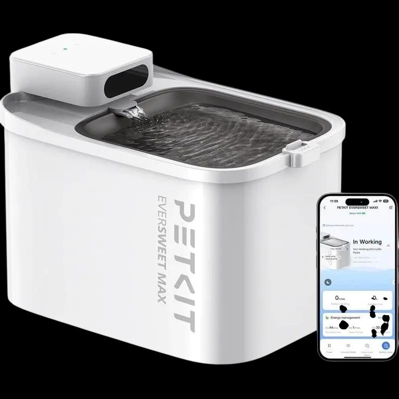 Bebedouro PETKIT Eversweet Max (3 L - Bluetooth - Preto)