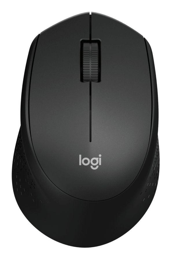 Rato LOGITECH M330 Silent Plus (Mão direita - 1000 DPI - Mecânico - Cinzento)
