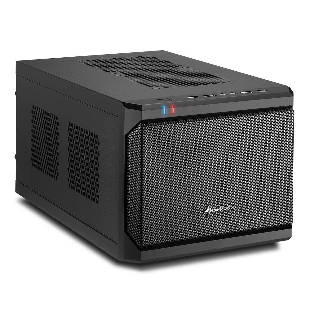 Caixa de Computador SHARKOON QB One ITX (Mini-ITX - ATX - 15 cm - Preto) — miniatura 2