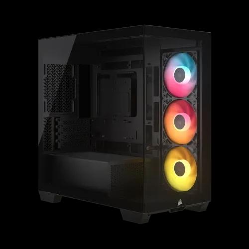 Caixa PC CORSAIR 2800X RS-R ARGB (Micro ATX - ARGB - Preto)