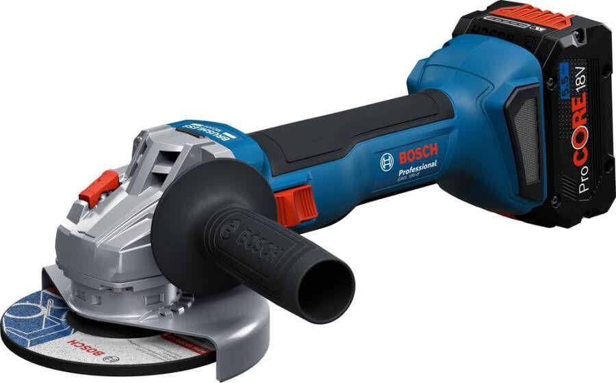 Rebarbadora Angular BOSCH GWS 18V-8 Professional (Azul/Preto)