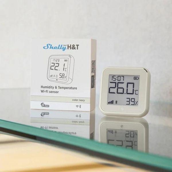 Sensor de Temperatura e Humidade SHELLY H&T Gen3 (Branco Mate) — miniatura 4