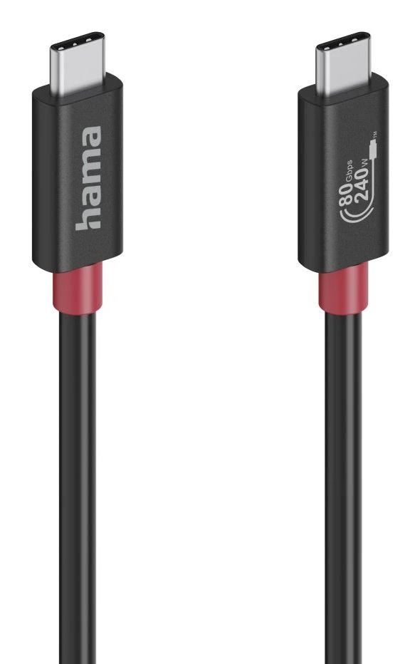 Cabo USB-C HAMA 00200799 (1 m - USB C - Preto), miniatura 2