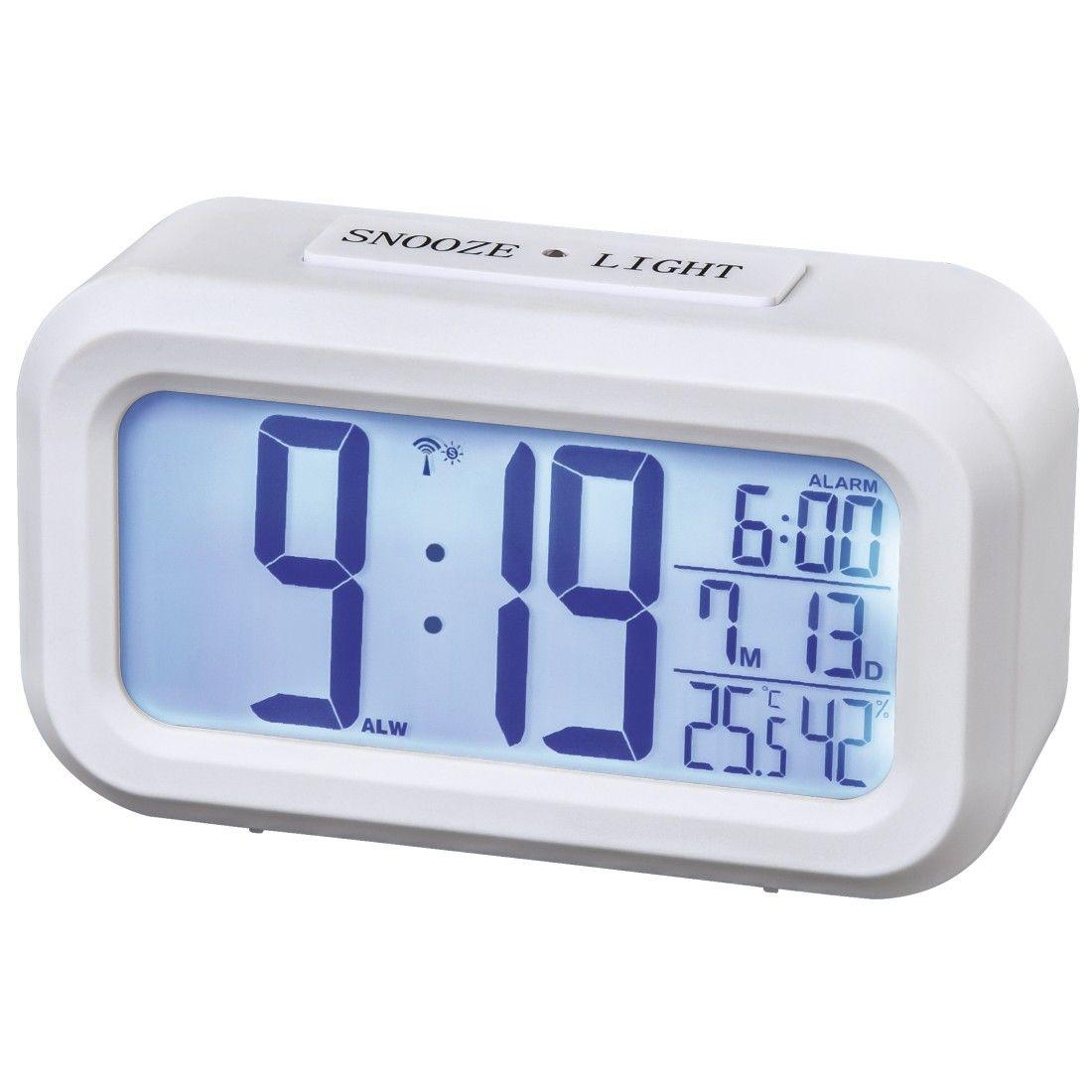 Relógio Despertador Digital HAMA RC-660 (Branco), miniatura 3
