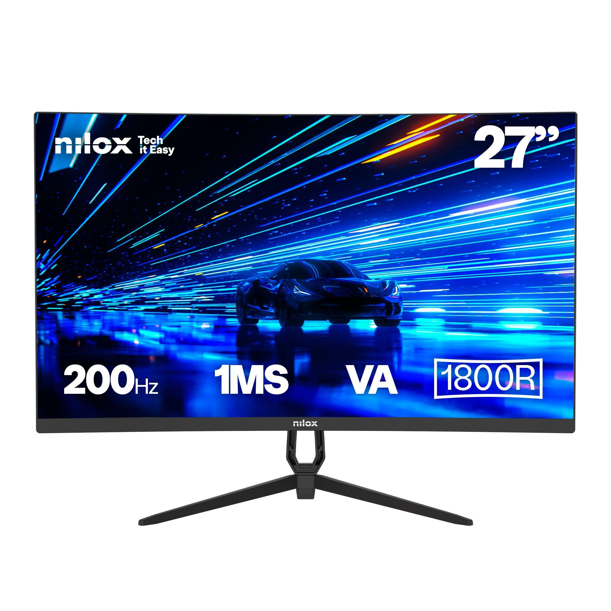 Monitor NILOX NXM27CRV2001 (27" - VA - 165 Hz - Preto)