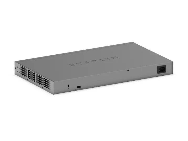 Switch Gerido NETGEAR GS728TXUP-300EUS (Gigabit Ethernet - 1,5 MB - 128 Gbit/s - Cinzento), miniatura 4