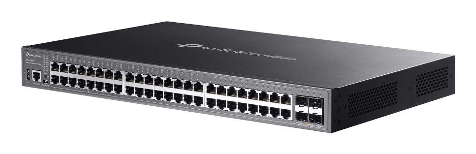 Switch de Rede Gerido TP-LINK Omada SG5452XMPP (Gigabit Ethernet - 12 MB - 176 Gbit/s - Preto), miniatura 2