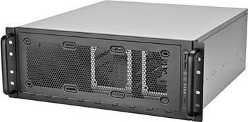 Caixa Rack para Servidor SILVERSTONE RM45-360 (Cinzento/Preto)