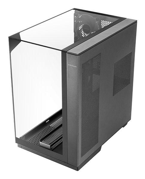 Caixa PC Semitorre MARS GAMING MC-3GF (ATX, micro-ATX, Mini-ITX - Torre - 16,5 cm - Preto)