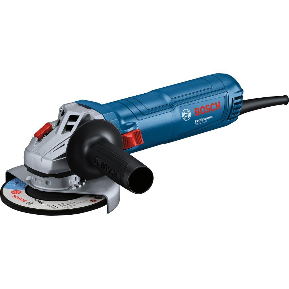 Rebarbadora Angular BOSCH GWS 12-125 Professional (690 W - 220–230 V - Rede elétrica - Azul) — miniatura 2