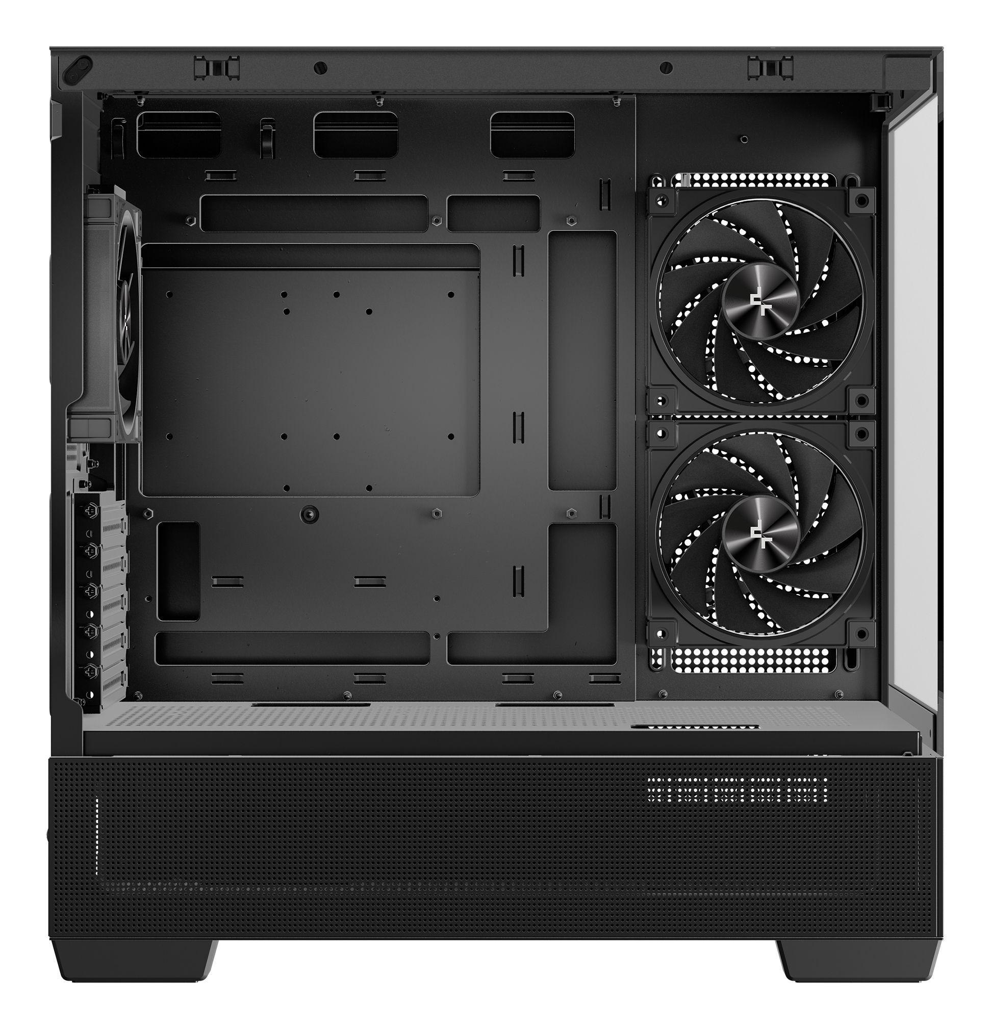 Caixa PC DEEPCOOL CG380 3F (ITX, micro ATX - Midi Tower - ITX, Micro-ATX - Preto) — miniatura 4