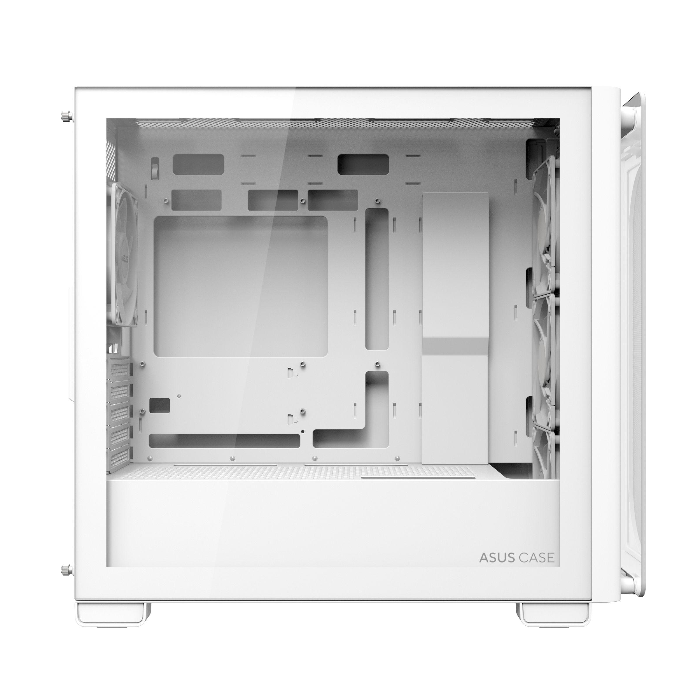 Caixa PC ASUS A23 PLUS (micro ATX, Mini-ITX - Micro Tower - micro-ATX, Mini-ITX - Branco) — miniatura 2