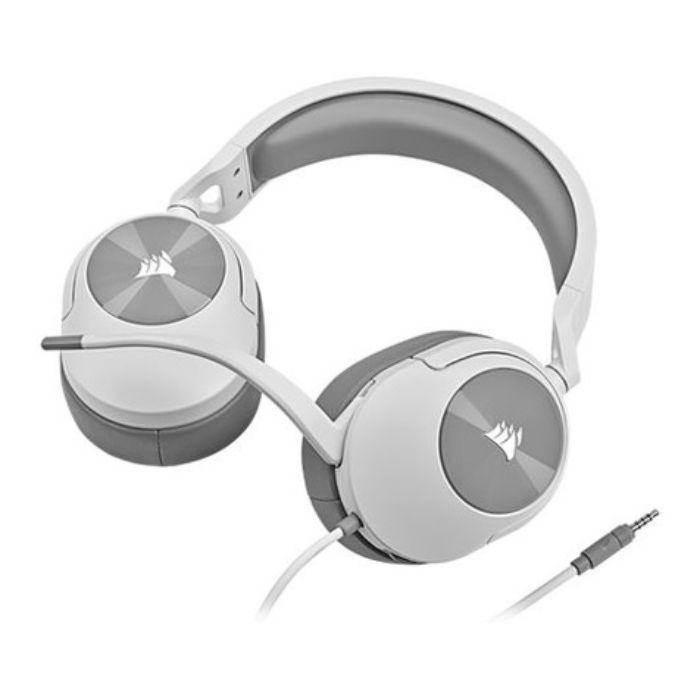 Headset Gaming CORSAIR HS55 Stereo (Binaural - Com fios - Circum-aural - Branco) — miniatura 5