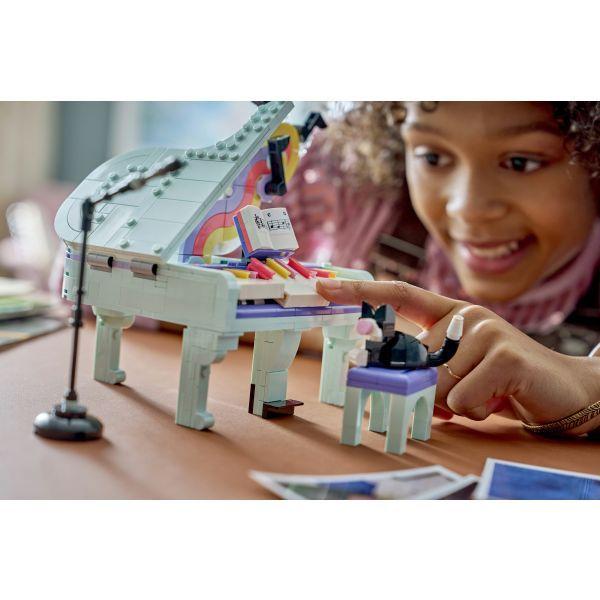 LEGO 31392 Creator Piano de Decoração Musical com Gato (9+ anos - 485 peças), miniatura 5