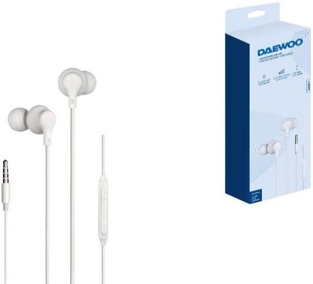 Auscultadores Intra-auriculares DAEWOO DW2014 (5 mW - Entrada jack de 3,5 mm - Branco), miniatura 2