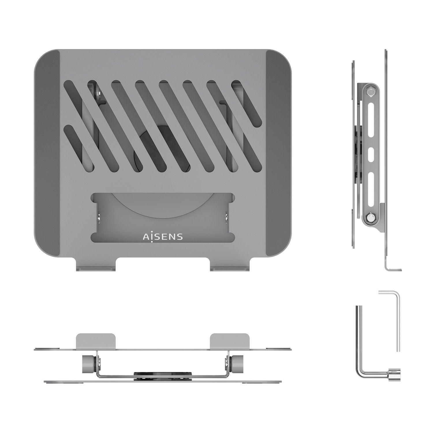 Suporte de Mesa para Portátil e Tablet AISENS LP5SXL-487 (43,2 cm - Cinzento), miniatura 5