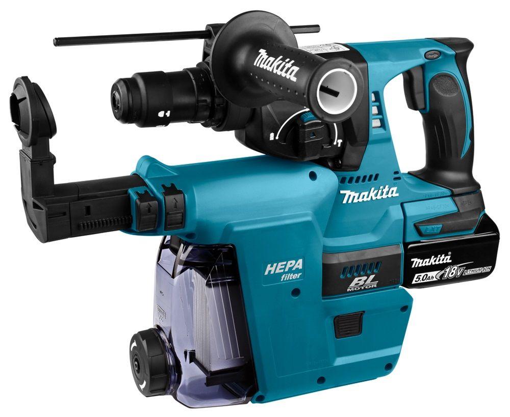 Martelo Perfurador Combinado Sem Fios MAKITA DHR243RTJW (Prateado), miniatura 2