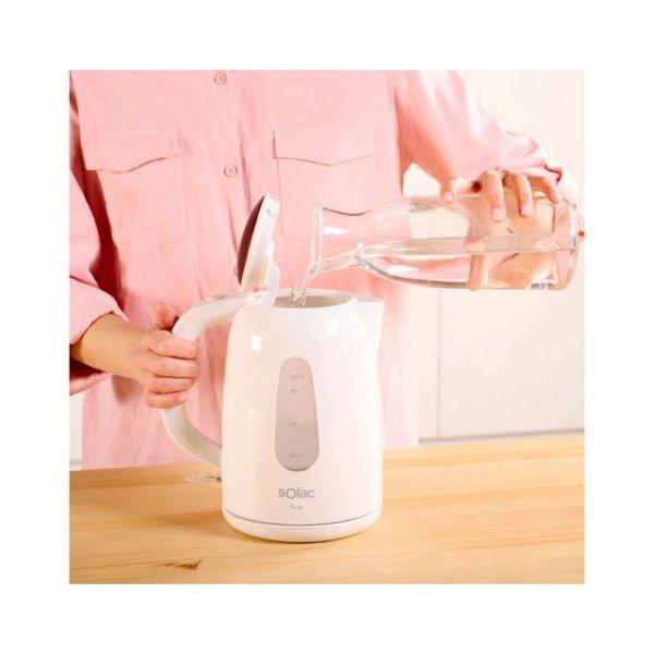 Chaleira Elétrica SOLAC KT5851 (2200 W - 1,7 L - Plástico - Vermelho e Branco), miniatura 6