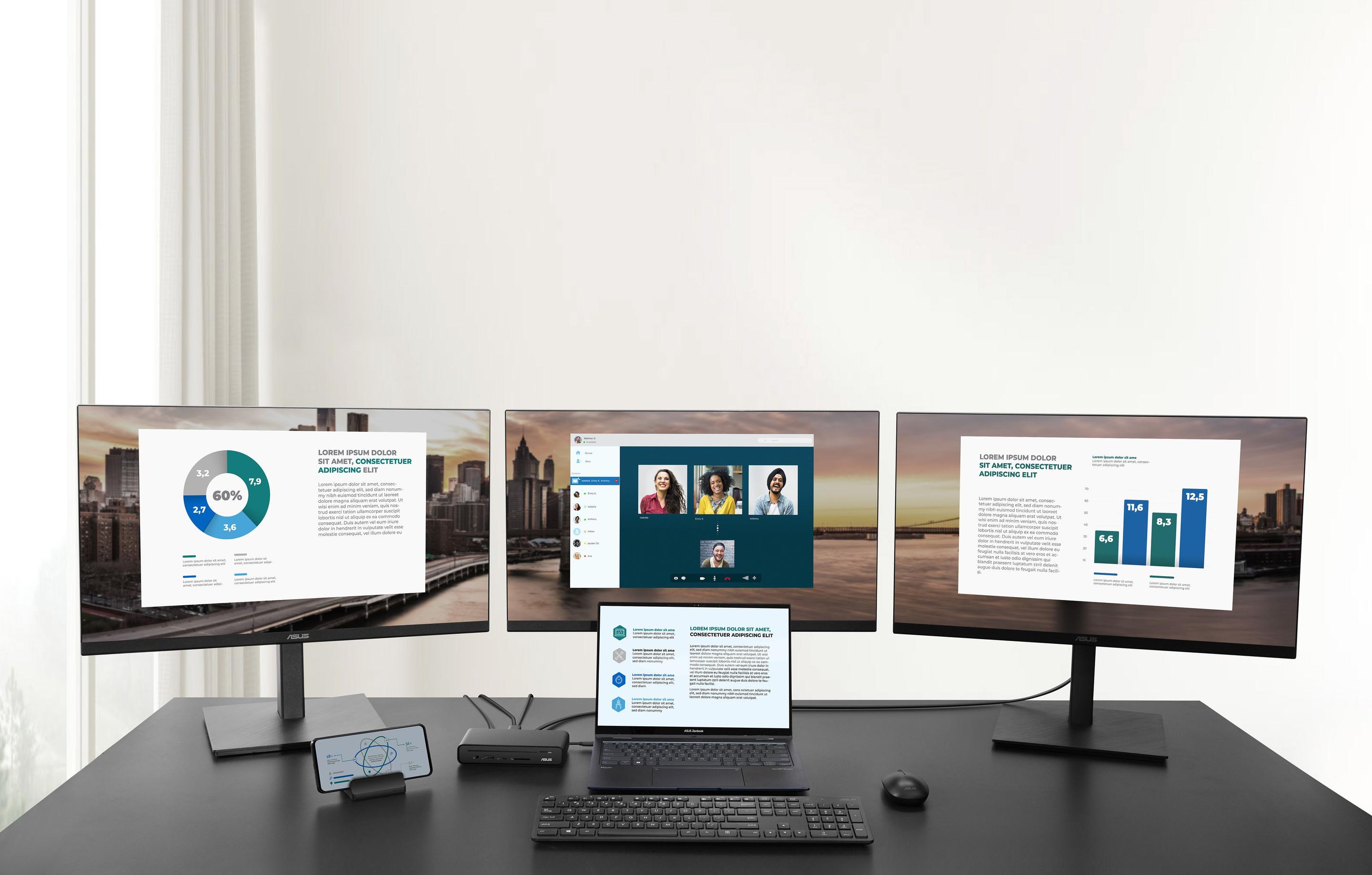 Estação de Acoplamento ASUS Triple Display USB-C Dock DC300 (0,6 m - Preto), miniatura 11