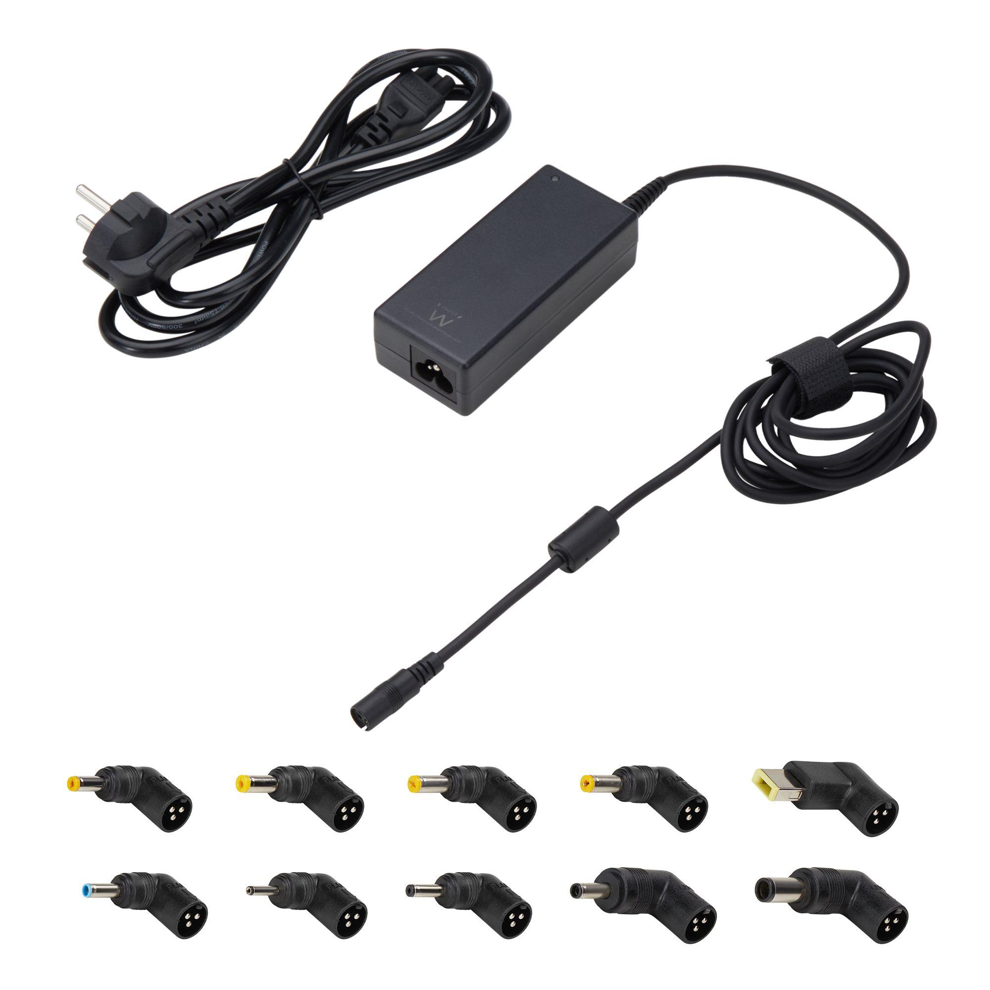Carregador de Portátil Universal EWENT EW3968 (Interior - 655 W - Preto)