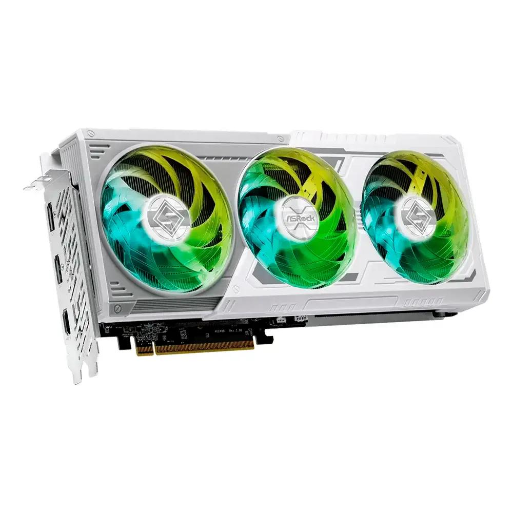 Placa Gráfica ASROCK Radeon RX 9060 XT Steel Legend 16GB OC (AMD Radeon RX 9060 XT - 16 GB - GDDR6 - Branco), miniatura 3