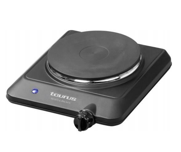 Fogareiro Elétrico TAURUS Volcano Uno EH1500 (1500 W - Rotativo - Altura 8,9 cm - Preto)