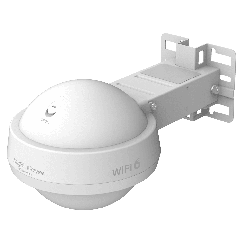 Ponto de Acesso REYEE RG-RAP6262 (802.11a/b/g/n/ac Wave 2/ax - 2976 Mbps - 2,4 GHz e 5 GHz - Branco)