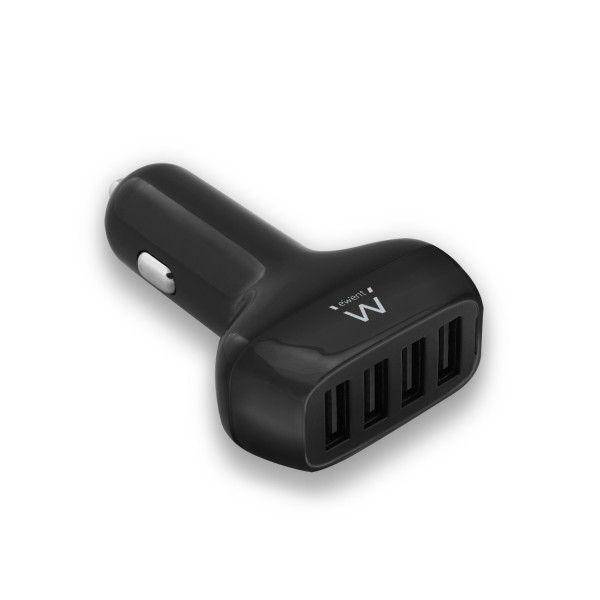 Carregador de Isqueiro EWENT EW1354 (50 W - Preto)