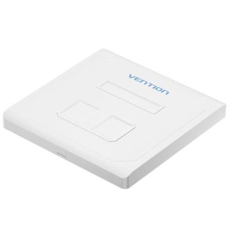Placa de Parede Keystone VENTION IFEW0 (RJ45 - Branco)