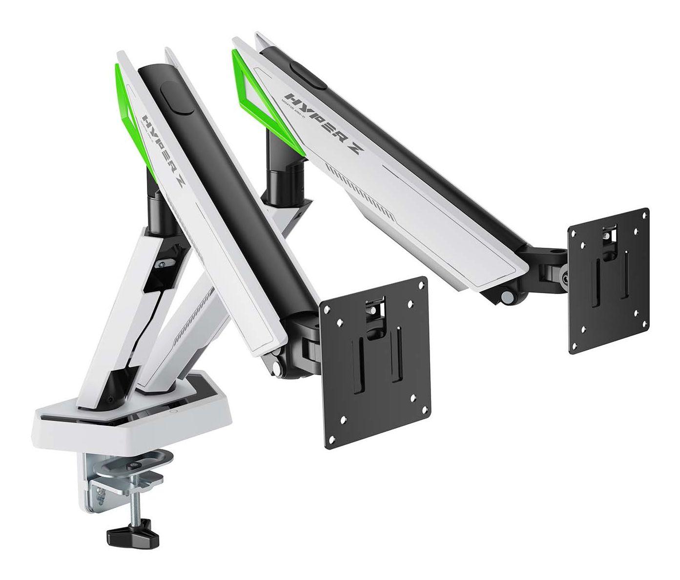 Suporte de Secretária para Monitor/TV AISENS DT38TSR-345 (17-38" - 2 Ecrãs - Preto e Branco), miniatura 2