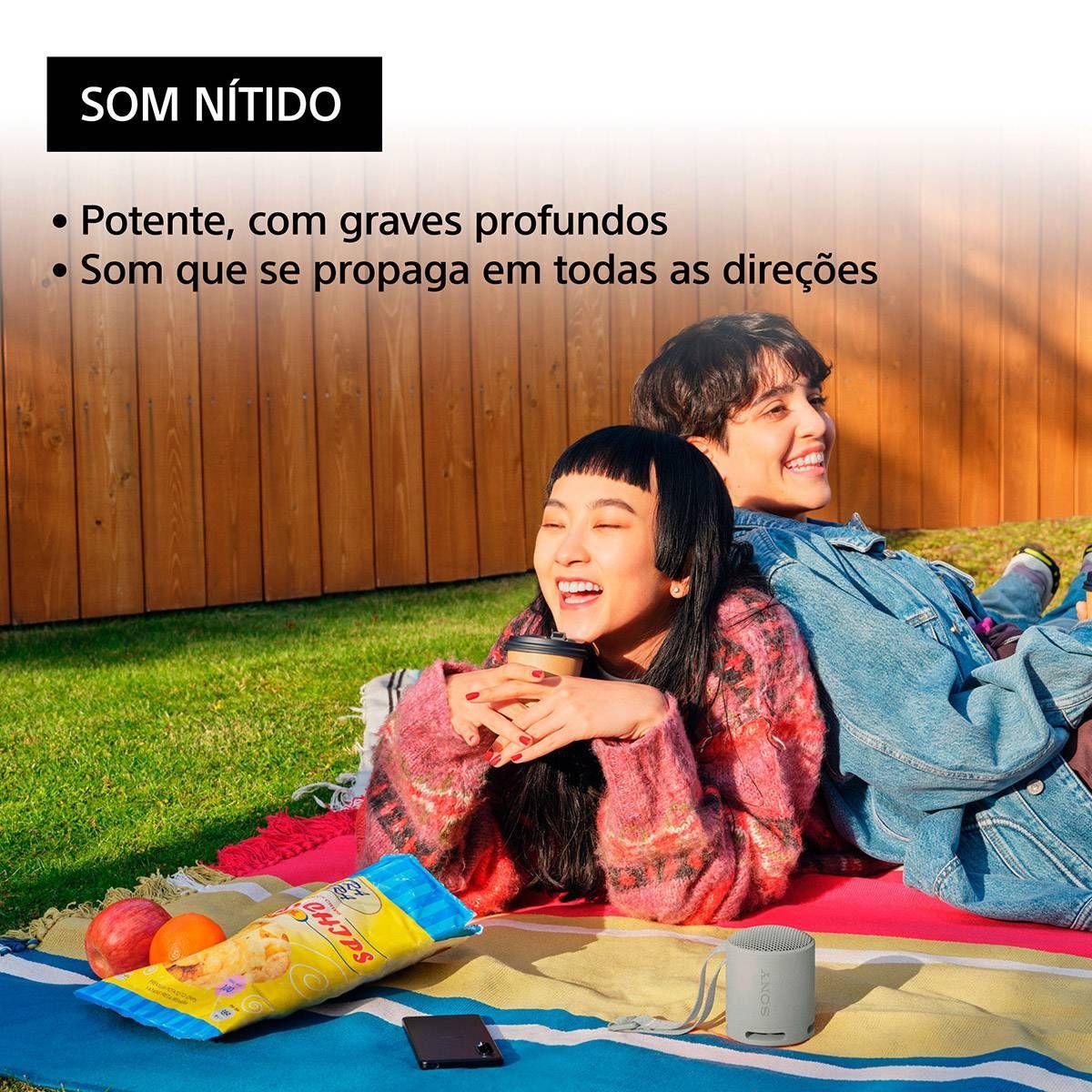 Coluna Portátil SONY SRS-XB100 (2,5 W - Sem fios - Cinzento), miniatura 4