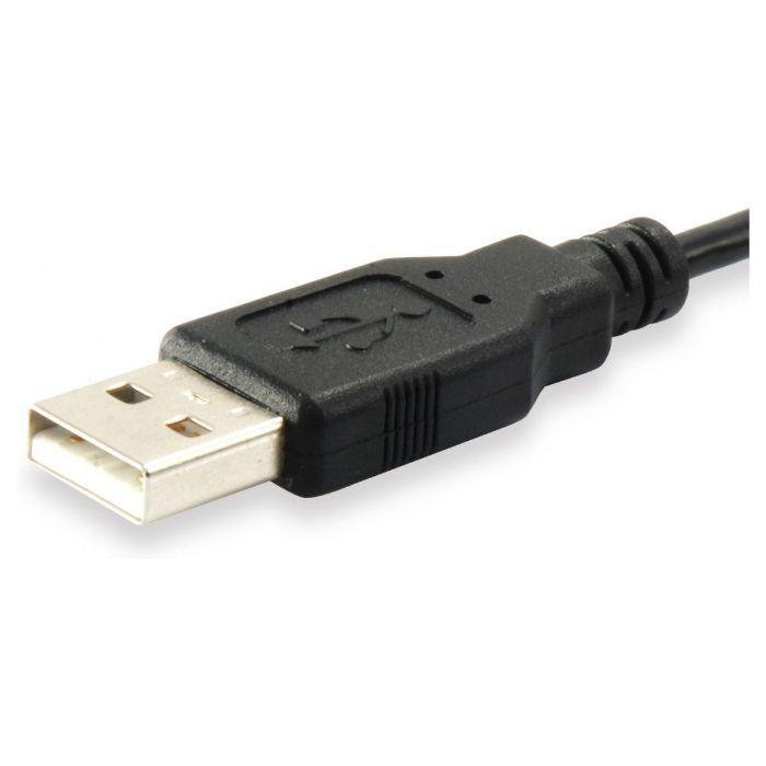 Cabo USB EQUIP 128596 (1 m - Micro-USB B - USB A - Preto) — miniatura 4