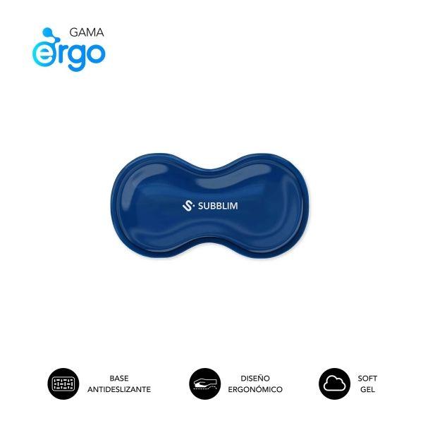 Apoio de Pulso para Rato SUBBLIM Ergo Crystal Flex SUBMP-04E090 (Poliuretano - Azul)