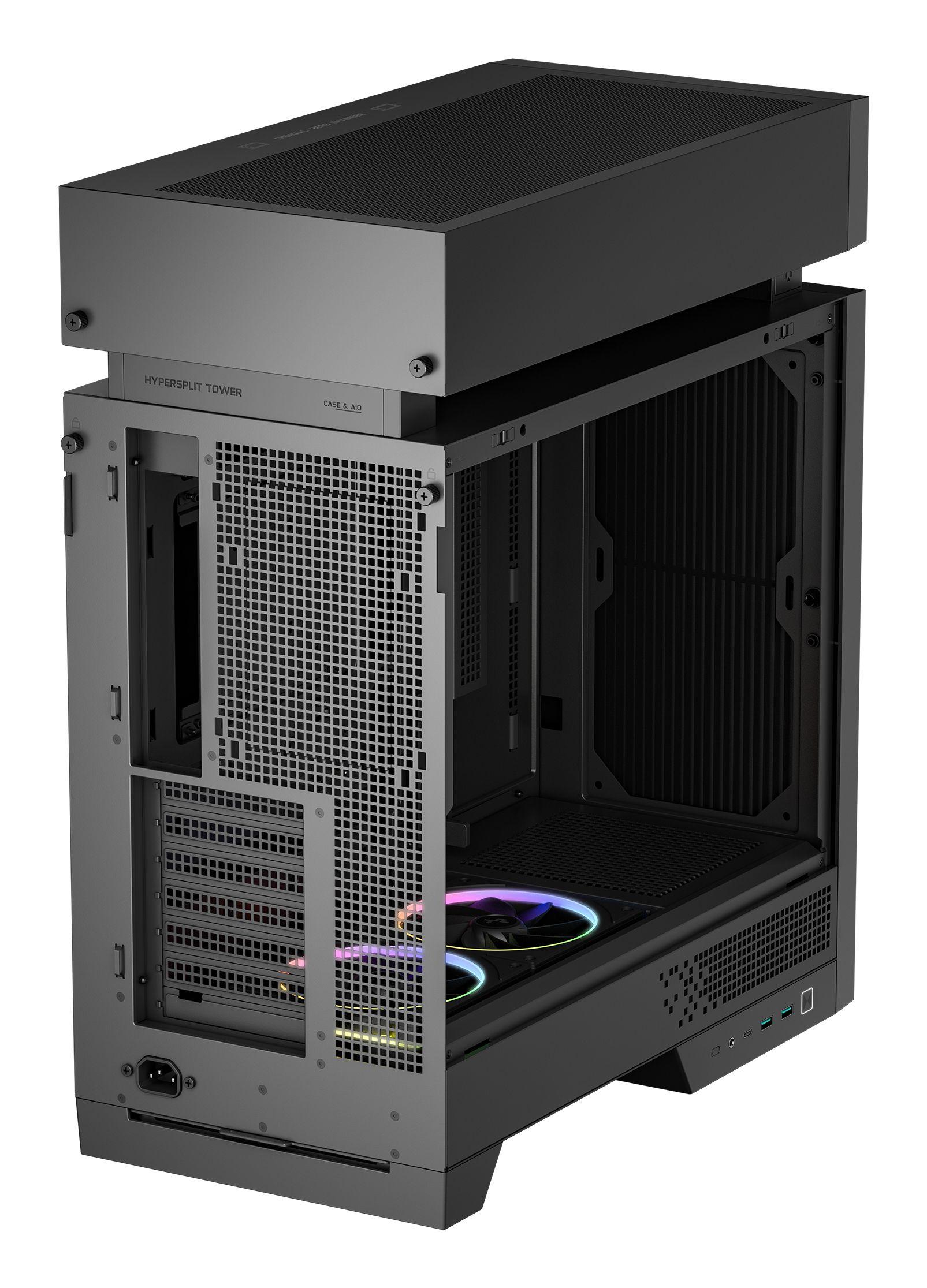 Caixa PC DEEPCOOL CL660 (Mini-ITX, micro ATX, ATX - ATX, PS2, SFX, SFX-L - 2.5" - Preto) — miniatura 6