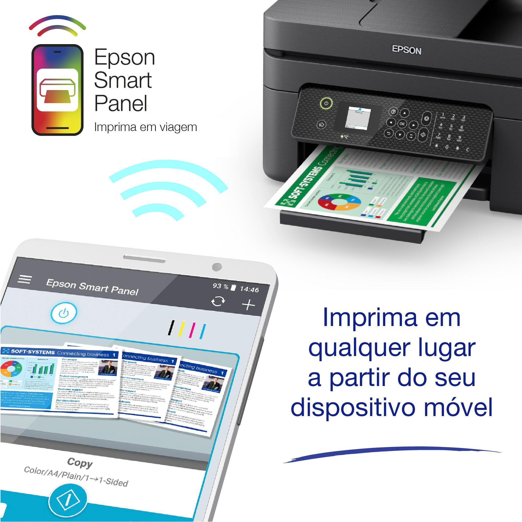 Impressora Multifunções EPSON WorkForce WF-2930DWF (A4 - Impressão a cores - 100 folhas - Preto) — miniatura 5