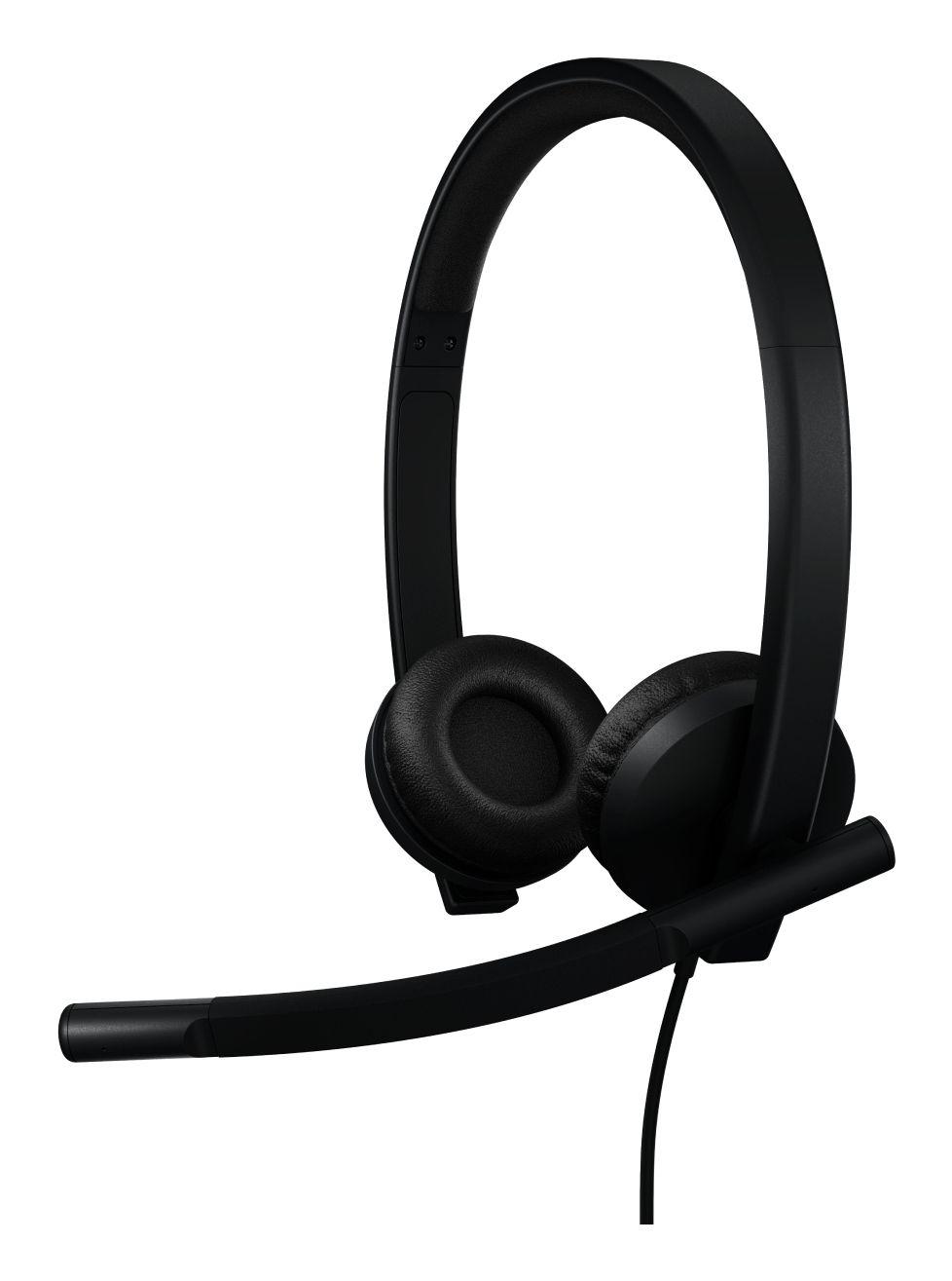 Headset LOGITECH H570e (Binaural - Com fios - Supra-aural - Preto)