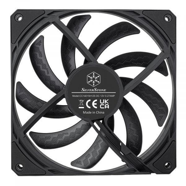 Ventoinha para Caixa de Computador SILVERSTONE SST-AS140B (RGB multicolor - 3,24 W - Preto), miniatura 4