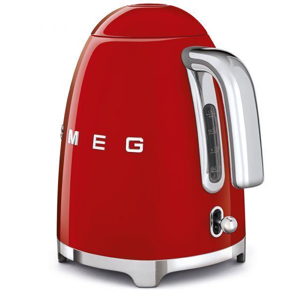 Jarro Elétrico SMEG KLF03RDEU (2400 W - 1,7 l - Plástico, Aço inoxidável - Vermelho) — miniatura 4