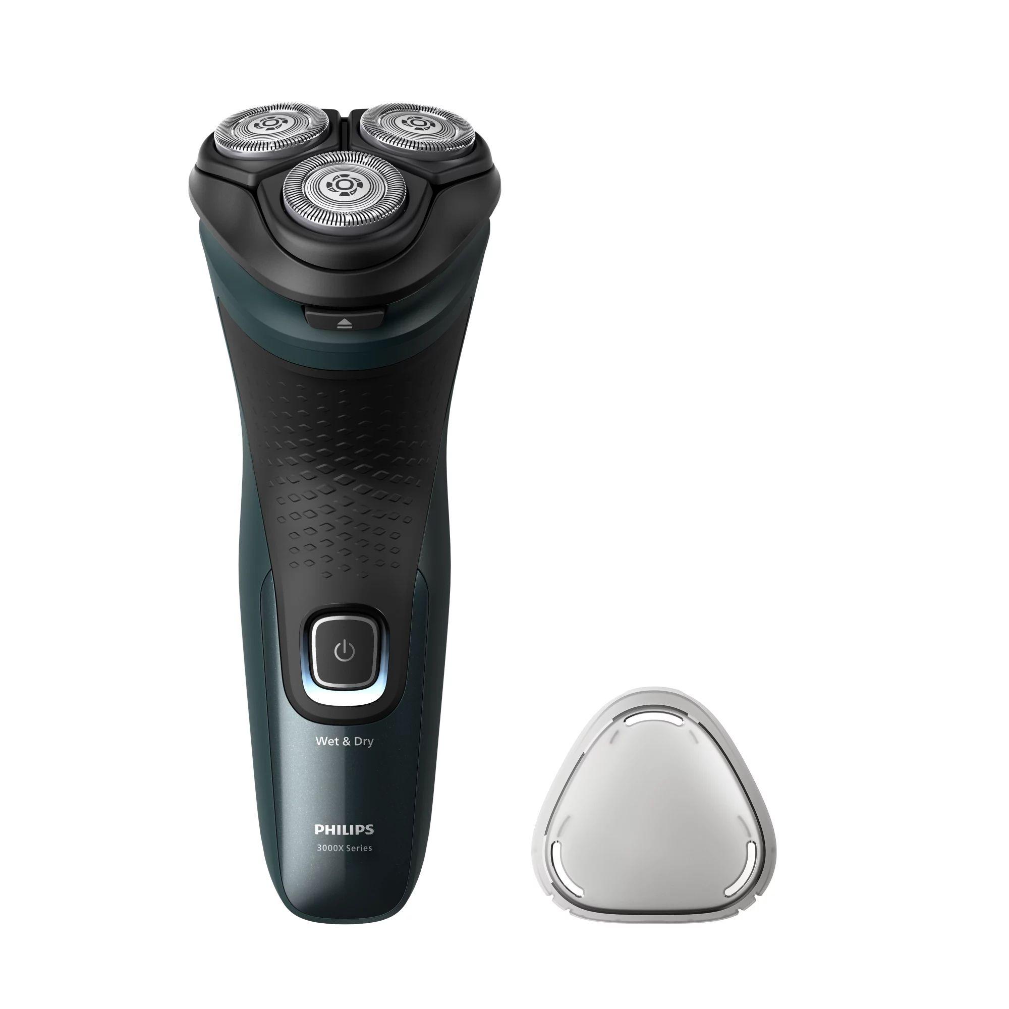 Máquina de Barbear PHILIPS Shaver 3000X X3052/00 (Preto e Verde)