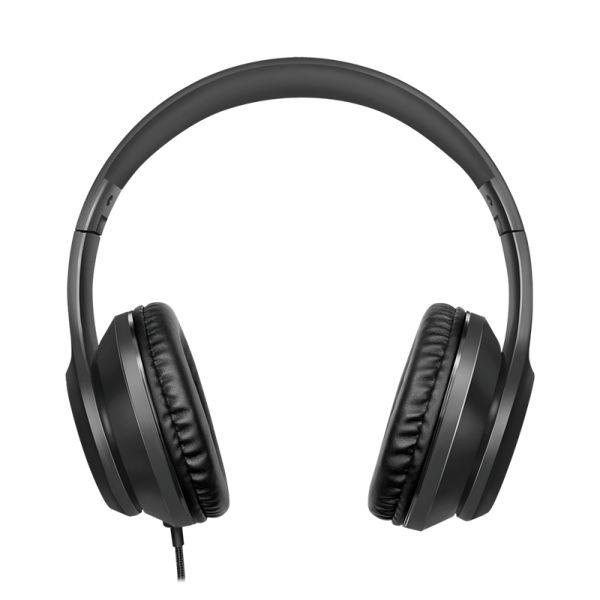 Headset LOGILINK HS0053 (Headset estéreo com microfone - Com fios - Circum-aural - Preto e Prateado), miniatura 2