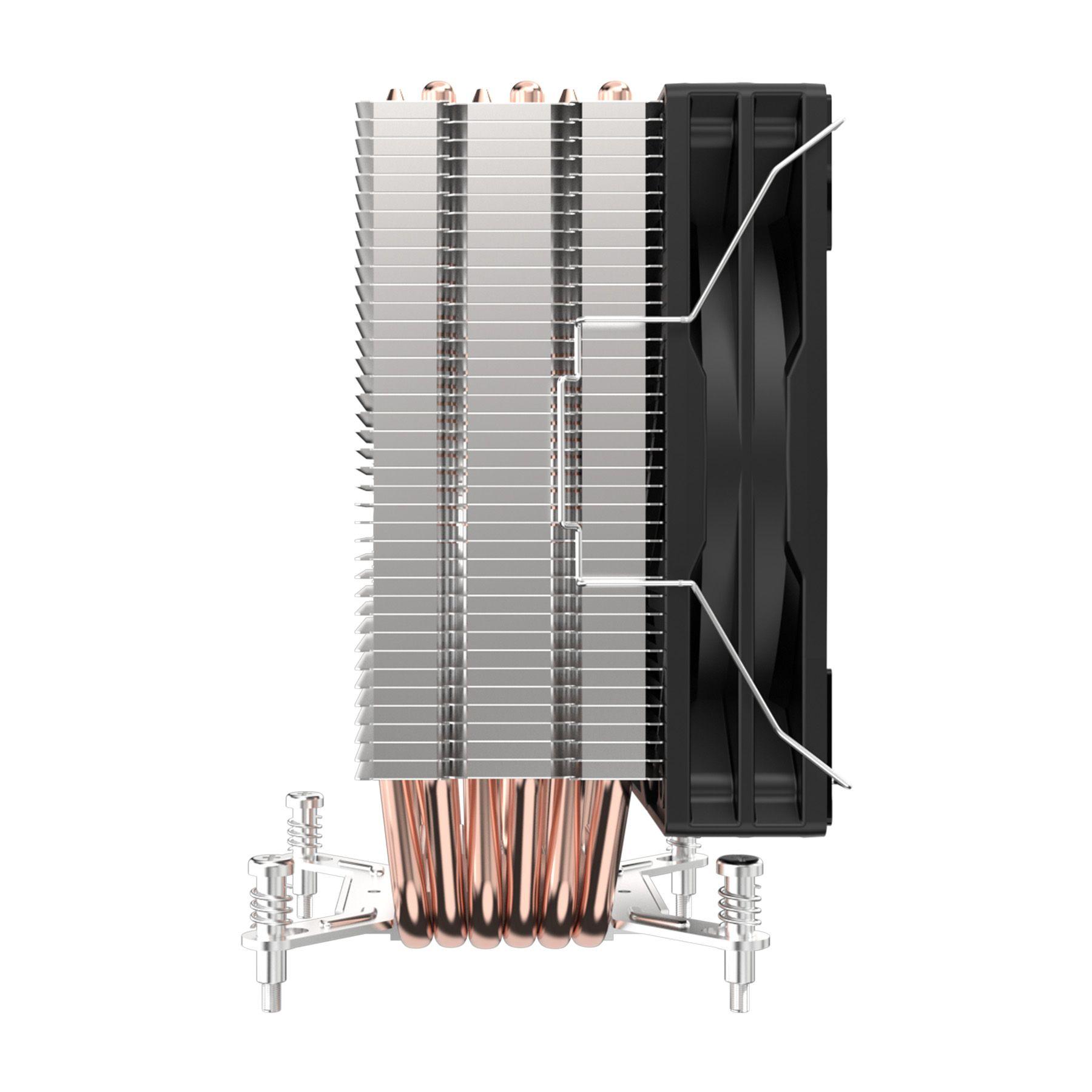 Dissipador para CPU UNYKACH Unycool H61 (120 mm - 1600 RPM - 4 pinos - Preto), miniatura 5