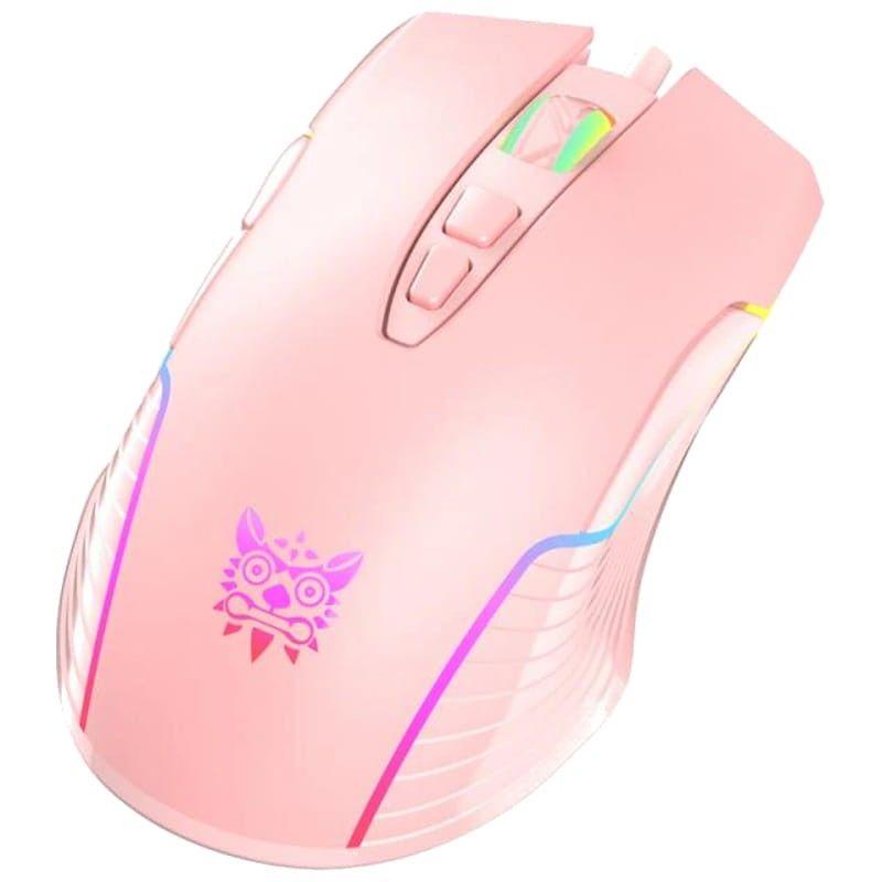 Rato ONIKUMA CW905 (USB - RGB, seis cores - Rosa)