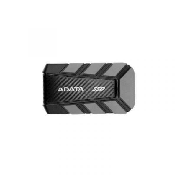 SSD Externo ADATA SD820 (USB 3.2 Gen 2x2 - USB-C - Até 2000 MB/s - Preto/Cinza)