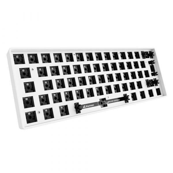 Teclado SHARKOON SKILLER SGK50 S4 Barebone (60% - USB - Com fios - Branco), miniatura 3