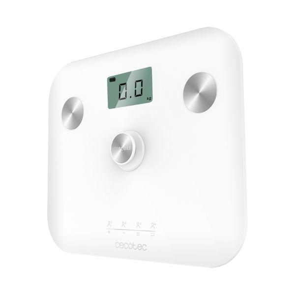 Balança de Banho CECOTEC Surface Precision EcoPower 10100 Full Healthy (Vidro - Branco)