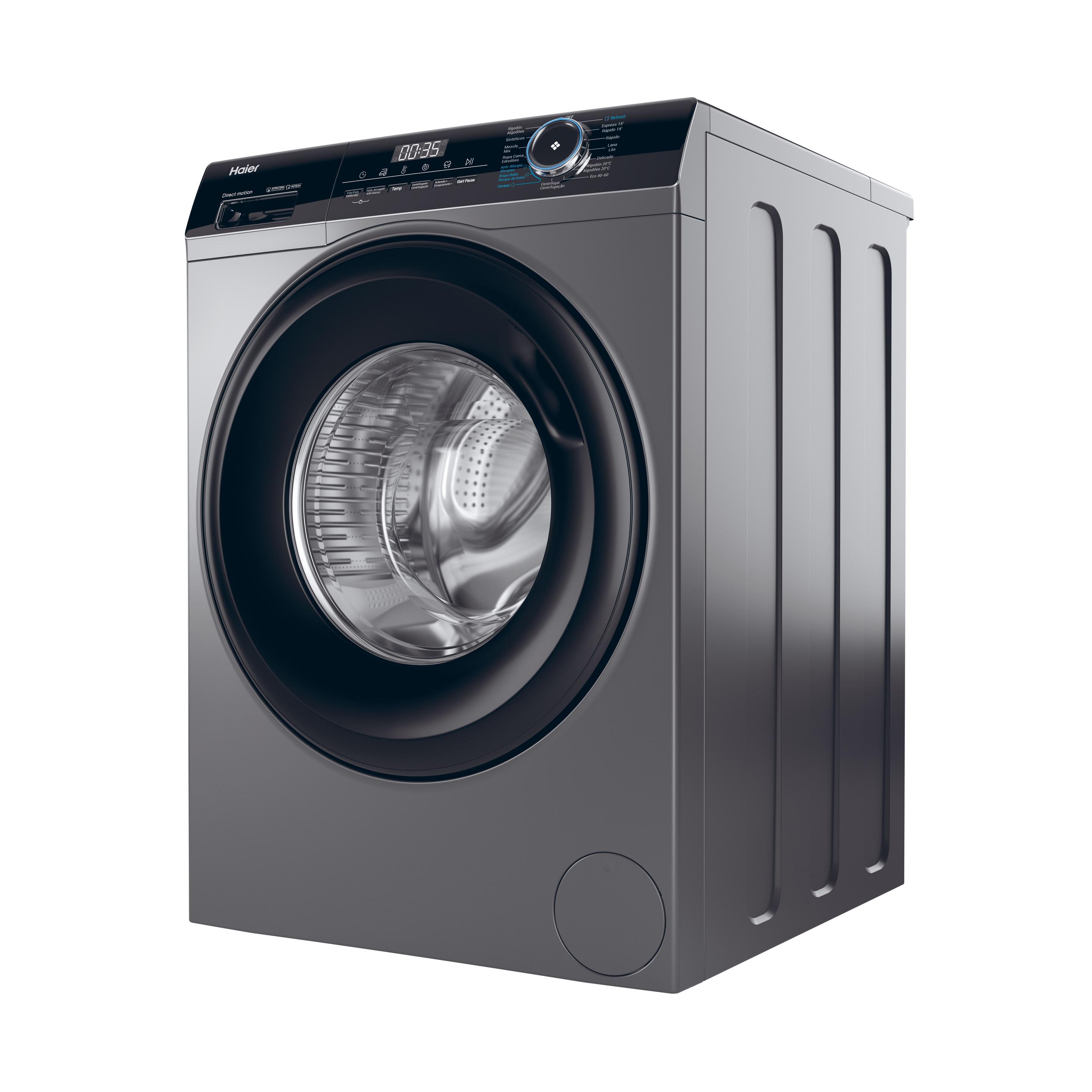 Máquina de Lavar Roupa Independente HAIER HW90-B14939S8-IB (1400 RPM - B - A - Antracite), miniatura 4